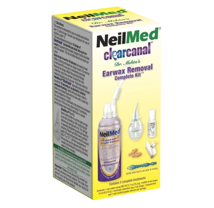 Neilmed Clear Canal - Complete Ear Wax Removal Kit - 75ml