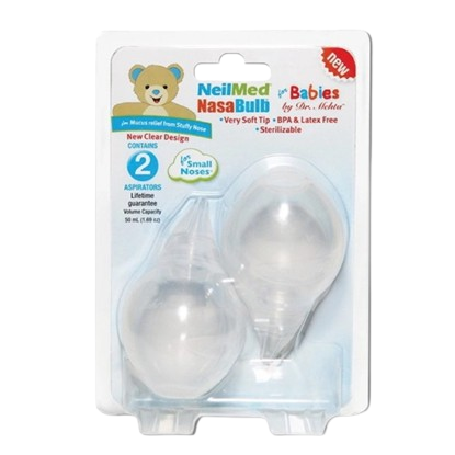 Neilmed Nasa Bulb - 2 Soft Tip Aspirators - For Babies and Kids - NasaBulb