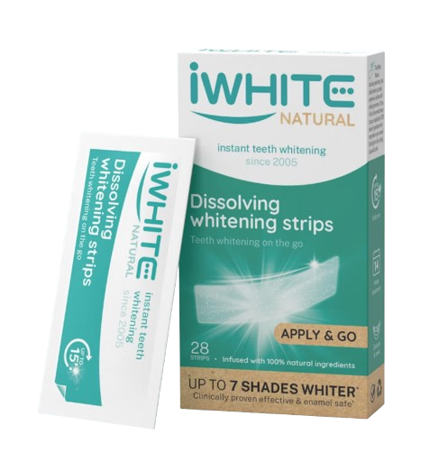 iwhite natural dissolving whitening strips