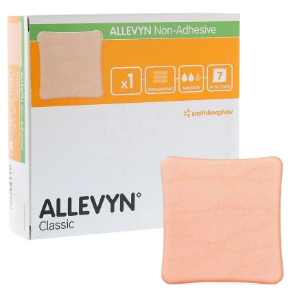 Smith & Nephew S&N ALLEVYN NON ADHESIVE 10 X 10CM 10S