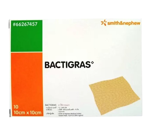 SMITH & NEPHEW S&N BACTIGRAS 10 X 10 CM 10S - Woods Pharmacy