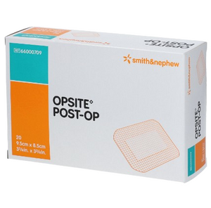 SMITH & NEPHEW S&N OPSITE POST-OP 9.5 X 8.5 CM 20S