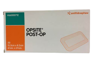 SMITH  NEPHEW SN OPSITE POST-OP 15.5 X 8.5 CM 20S