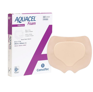 Aquacel Foam Adhesive Sacral 20X17cm - 5s - Aquacel Foam Hydrofiber Dressing