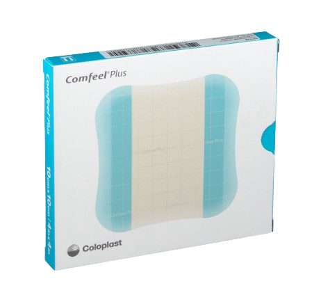 COLOPLAST COMFEEL PLUS ULCER DRESSING 10 X 10 CM 10'S