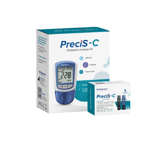 PreciS-C Cholesterol testing machine + test kits 5s bundle kit