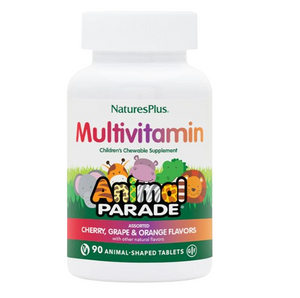 NATURES PLUS ANIMAL PARADE CHILDRENS CHEWABLE MULTIVITAMIN 60 TABLETS