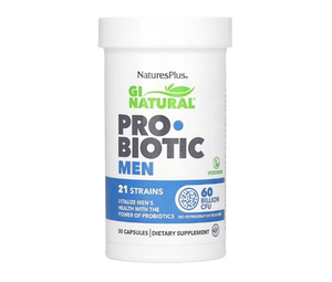 NATURES PLUS PROBIOTIC MEN 60 BILLION CFU 30 CAPSULES