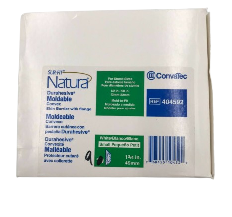 CONVATEC OSTOMY - Medium SurFit Natura Durahesive Moldable Wafer 45mm (22-33mm) 10s