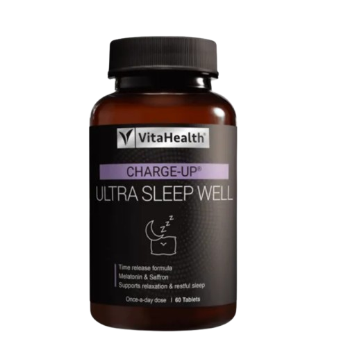 Vitahealth charge up ultra sleep well tabs 60s