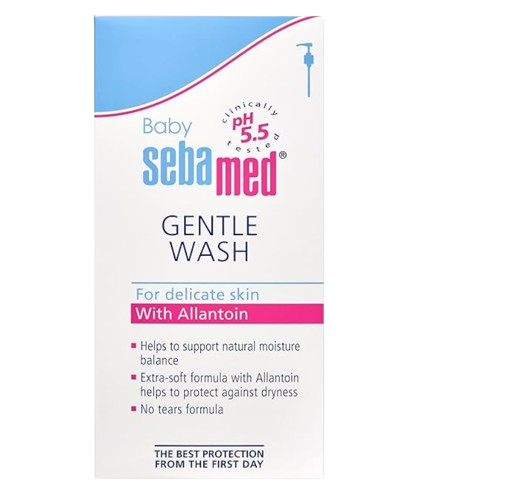 BABY SEBAMED GENTLE WASH W, PUMP 1000ML