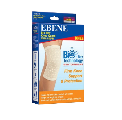Ebene Bio ray Knee Guard with TOURMALINE 1Pair Small