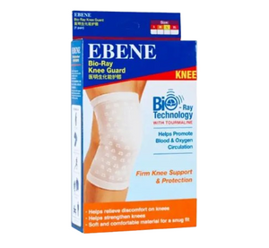 Ebene Bio ray Knee Guard with  TOURMALINE 1Pair Large