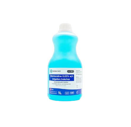 Hexacare Chlorhexidine 0.05% Antiseptic Irrigation Solution - 1000ML
