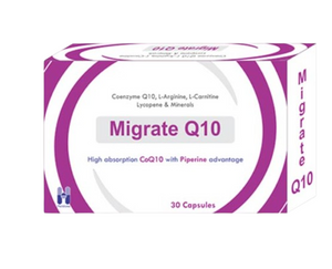 Migrate –Q10  30 capsules  - To improve fertility and ovulation