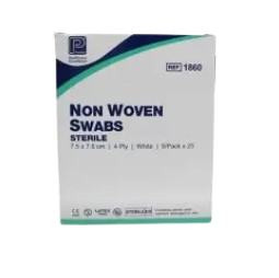 Cosmomed Non-Woven Gauze, 7.5x7.5cm, 4ply, Sterile, 5pieces per pack - 30 packs