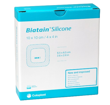 COLOPLAST BIATAIN SILICONE 10 CM X 10 CM 10S