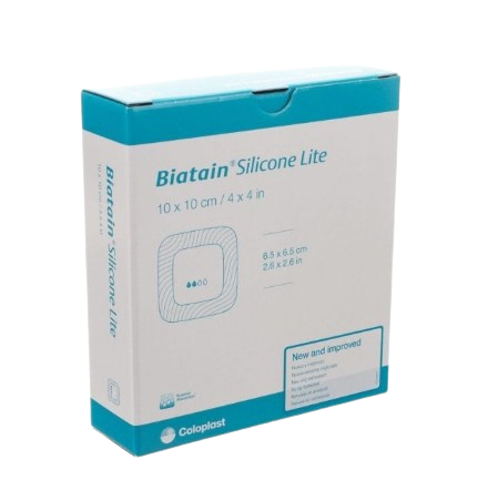 COLOPLAST BIATAIN SILICONE LITE 10 CM X 10 CM 10'S