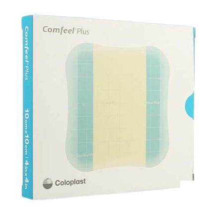 COLOPLAST COMFEEL PLUS ULCER DRESSING 10 X 10 CM 10'S