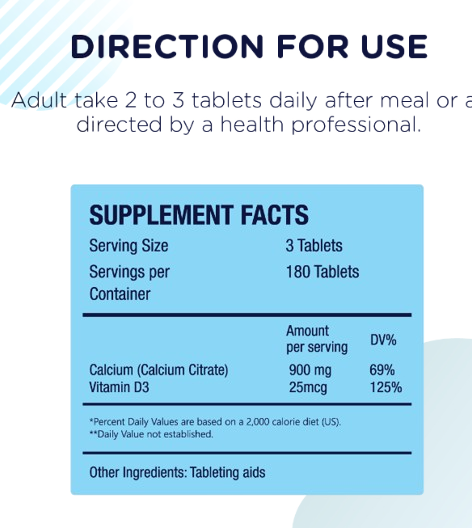 Total Nutrition Bone Plus 180s