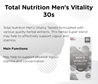 Total Nutrition Mens Vitality 30s