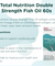 Total Nutrition Double Strength Fish Oil 60 Softgels