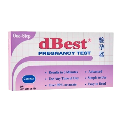 Dbest Pregnancy Test Cassette 1s x 2 - Twin Pack