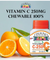 21st Century Vitamin C 250 mg Orange Chewable 100 Tablets x 3 - Triple Pack