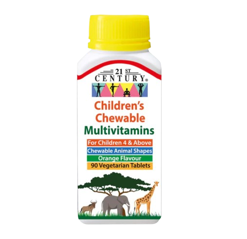 21st Century Children Chewable Multivitamin 90s x 3 - Triple Pack