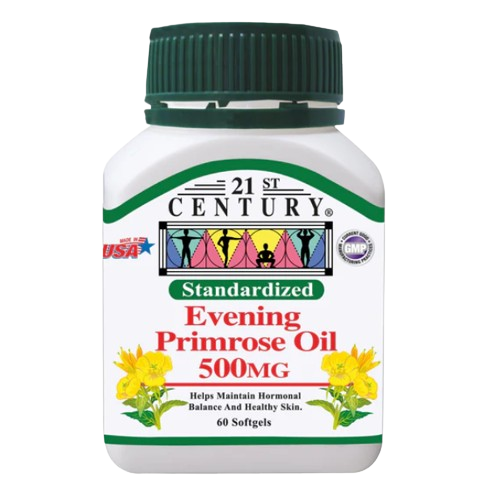 21st Century Evening Primrose Oil EPO 500mg 60s x 2 - Twin Pack