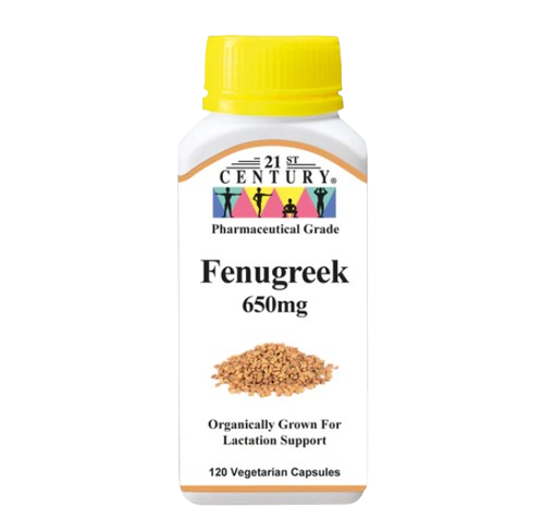 21st Century Fenugreek 650mg 120s x 2 - Twin Pack