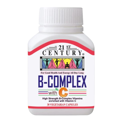 21st Century B Complex with C Vegetarian Capsules 30s x 3 - Triple Pack