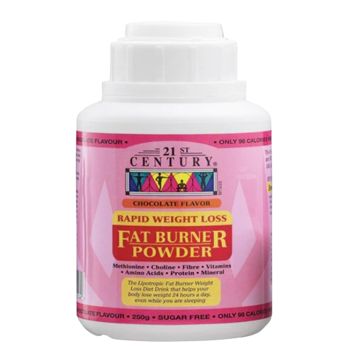 21st Century Fat Burner Powder 250gm x 2 - Twin Pack - Woods Pharmacy