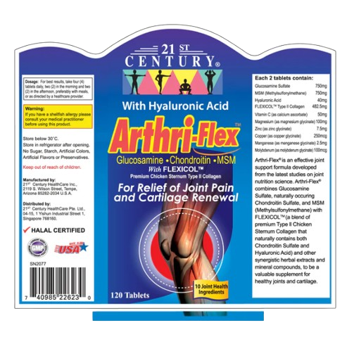 21st Century Arthri Flex 120s x 2 - Twin pack