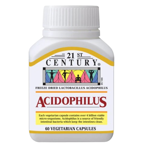 21st Century Acidophilus 60 Vegetarian Capsules x 3 - Triple pack