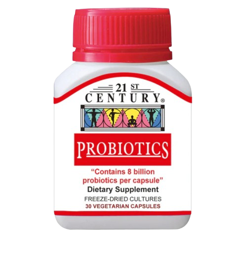 21st Century Probiotics 8 Billion 30 Vegetarian Capsules x 3 - Triple pack