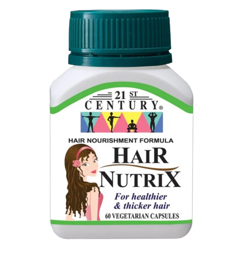 21st Century Hair Nutrix 60 Vegetarian Capsules x 2 - Twin pack