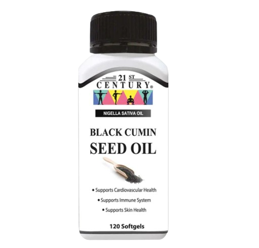 21st Century Black Cumin Seed Oil 120 Softgels x 2 - Twin pack