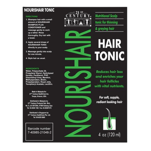 21st Century Nourishair Tonic 4oz - 120ml x 2 - Twin Pack