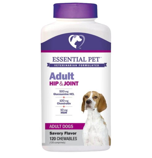 21st Century Essential Pet - Glucosamine & Chondroitin 500 / 100 + 10mg MSM Chewable Tablets 120s x 2 - Twin Pack