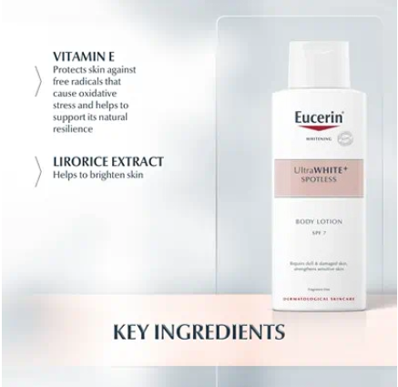 Eucerin Spotless Brightening Body Lotion 250ml x 2 - Twin Pack