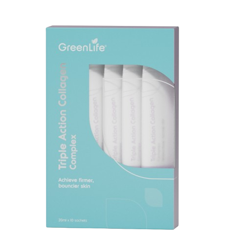 GREENLIFE TRIPLE ACTION COLLAGEN COMPLEX 10 LIQUID SACHETS