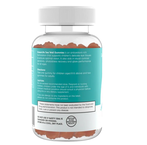 GREENLIFE SEE WELL LUTEIN GUM 60 GUMMIES
