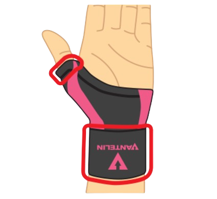 Vantelin Support Thumb Armor Pink S-M