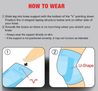 VANTELIN COOL FIT KNEE SUPORT BLUE L