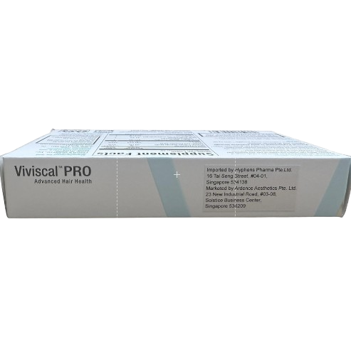 Genuine Seal - Viviscal PRO - Advanced Hair Health - AminoMar - Biotin - Apple Extract - L-Cystine - L-Methionine
