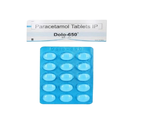 "Dolo 650mg tabs 20s X 2 - contains paracetamol 650mg "