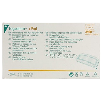 “3M Tegaderm + Pad #3590 Box of 25’s