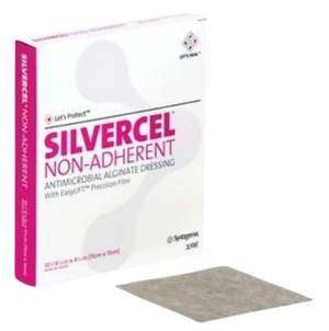 Silvercel Non-Adherent Dressing 11cm x 11cm. Box of 10’s