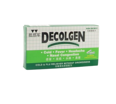 Bundle of 4 Boxes - Decolgen Non-Drowsy Cold Tablets 20s - Woods Pharmacy